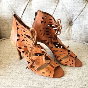 Jessica Simpson Tan Heeled Sandals